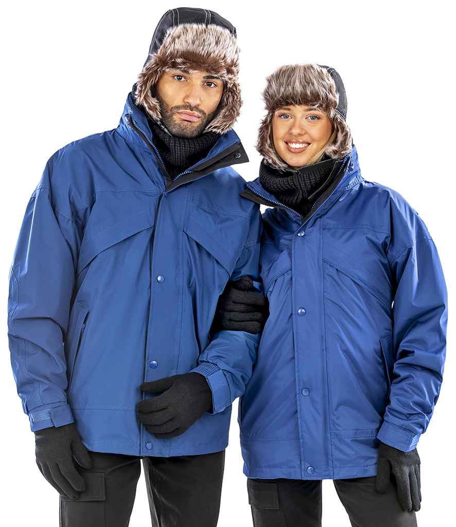 ジャケット・アウター Rii Result 3-in-1 Waterproof Zip and Clip Fleece Lined Jacket - PenCarrie